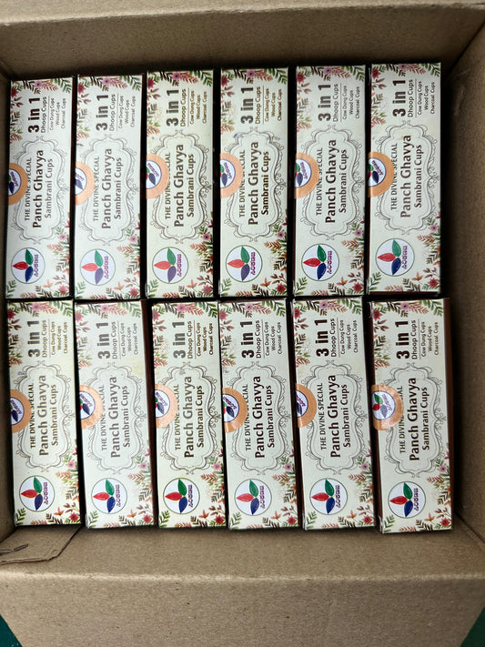 3 cups Panchaghrya sambrani